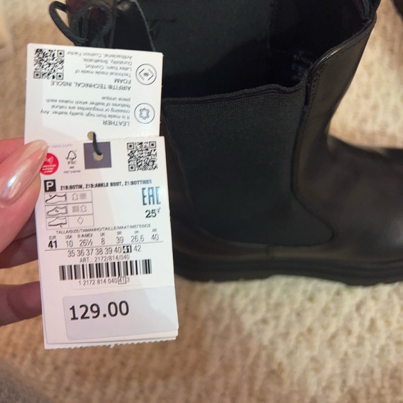 Zara Leather Ankle Boot - Picture 7 of 7